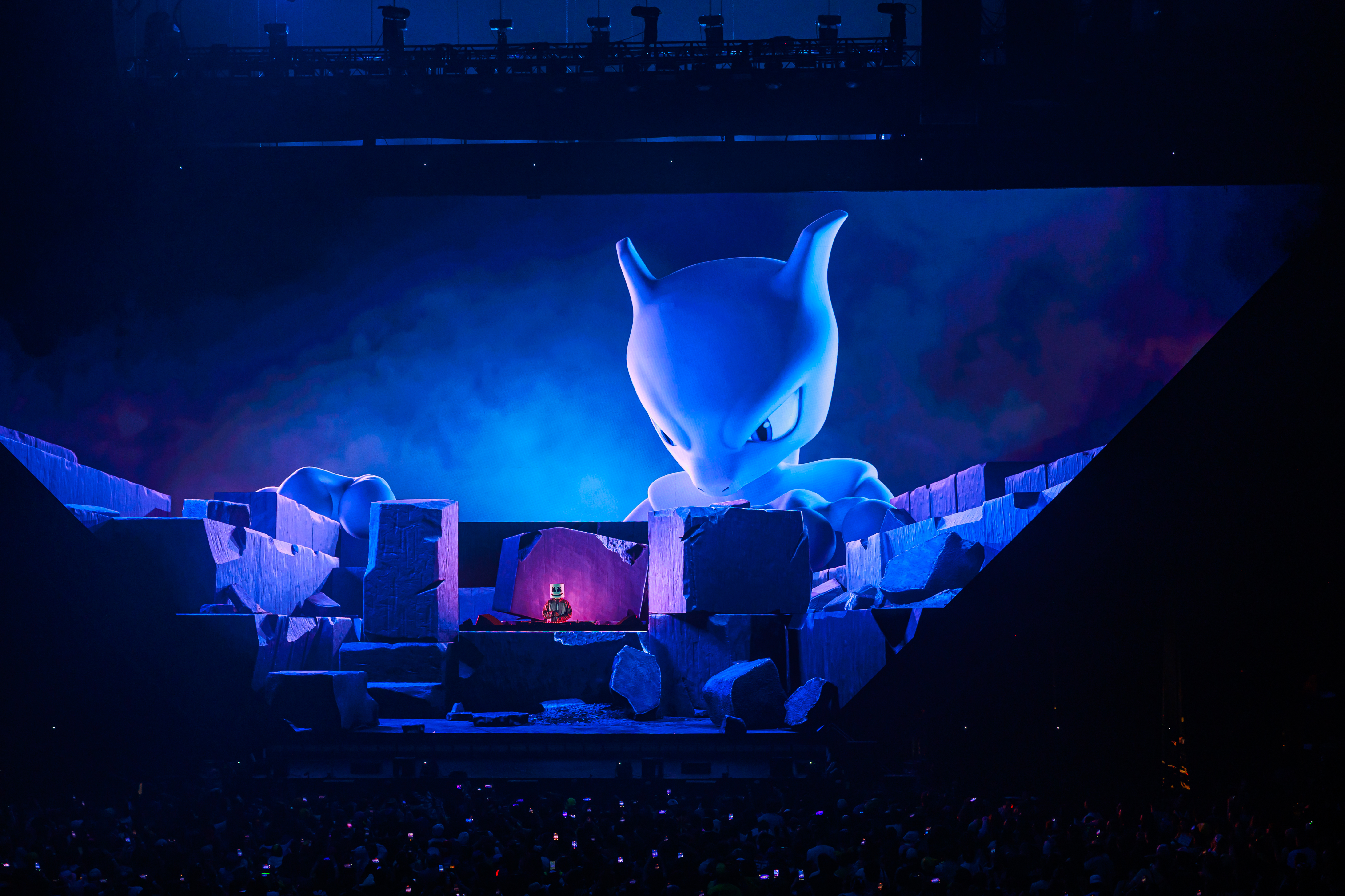 DJ Pikachu: Pokémon Goes EDM With Lasers, Battles and Marshmello in 30th Anniversary Concert at Intuit Dome